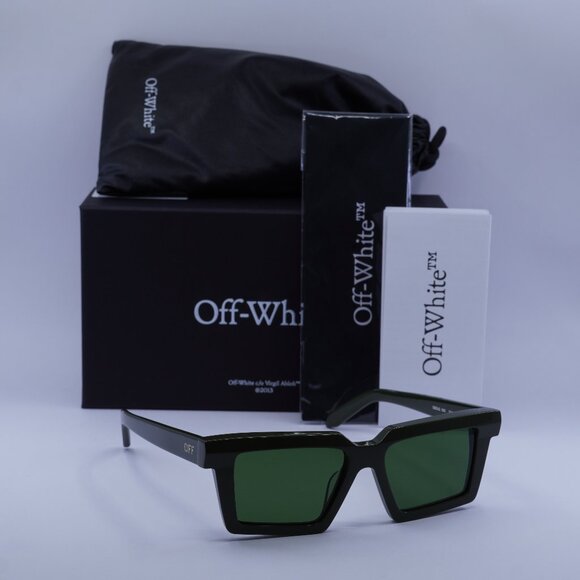 Off-White OERI142 WINDSOR 5655 Square Sunglasses – Military Green - Picture 1 of 10